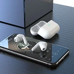 Ecouteur Earbuds sans-fil bluetooth 5.1 HOCO EW05 Plus ANC - Blanc