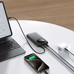 Power Bank 10000mAh 2.4A LED 22.5W Joyroom JR-PBF12 2 x USB-A + 1 x USB-C