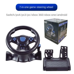 Volant Gaming GT-V7 pour PS4, PS3, PC, XBOX 360, XBOX One, Switch et Android