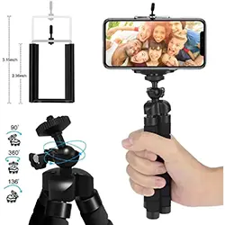 Mini Trépied Portable Flexible pour téléphone Portable Go pro caméra avec support smartphone H-08