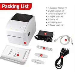 Xprinter XP-420B Imprimante thermique Code Barre étiquettes d'expédition 4 pouces USB