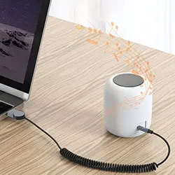 Adaptateur Recepteur audio sans-fil Bluetooth 5.0 AUX 3.5mm USB YESIDO YAU24 pour Voiture, Haut parleur