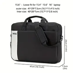 Cartable Laptop 15.6 pouces OKADE T57 Pour Ordinateur Portable avec Bandoulière et Rembourrage Antichoc