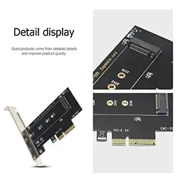Carte d'extension PCI express PCI-E X4 vers M.2 NVME SSD 2230-2280