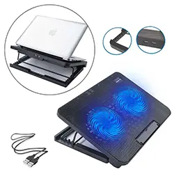 Support de refroidissement pour Ordinateur Portable laptop 17" avec double ventilateur CP900