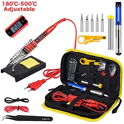 kit Fer à souder électronique 908S 80W 220V LCD température réglable