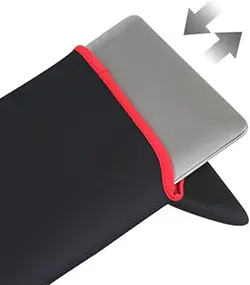 Pochette Pour ordinateur Laptop Housse de protection 15.6" - Double face