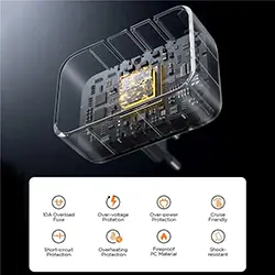Chargeur Adaptateur de voyage universel 17W 3 Ports USB + Type-c Joyroom JR-TCW01