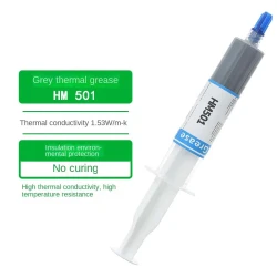 Pâte Thermique Grise HM501 30g Pour le refroidissement du chipset CPU et GPU