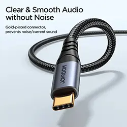 Cable Audio Type-c vers AUX 3.5mm Joyroom SY-A07 1.2m