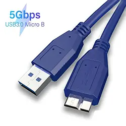 Cable Disque dur externe USB 3.0 Type-A vers Micro B 50cm 1.5m 5m