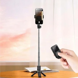 Mini Trépied et Perche à Selfie Télescopique YESIDO SF22 avec télécommande Bluetooth 5.2