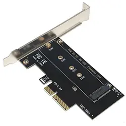 Carte d'extension PCI express PCI-E X4 vers M.2 NVME SSD 2230-2280