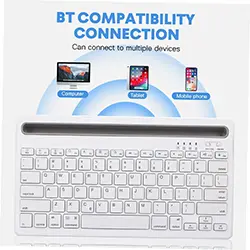 Mini clavier portable sans-fil Bluetooth Rechargeable AOC KB701 Compatible ANDROI IOS