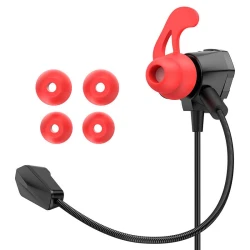 HOCO M105 Ecouteur Gaming Filaire AUX Jack 3.5mm avec Microphone détachable
