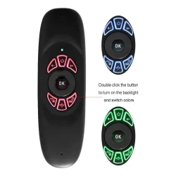 Télécommande Air Mouse Avec Clavier Rétroéclairer Sans Fil 2.4Ghz Pour Smart Tv Box Android PC