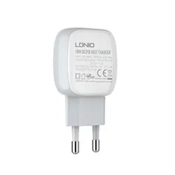 Chargeur LDNIO A2313C Charge rapide Type-C PD et QC3.0 double ports USB 18W pour Samsung Android iphone + Cable USB vers Type-C 1m