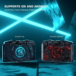 Manette de jeux mobile GameSir F4 Falcon pour smartphone iOS et Android 11,5 à 16,5 cm