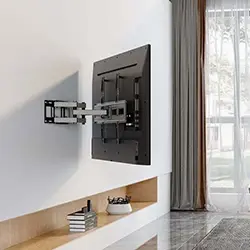 Support mural TV Ecran LCD Universel MT-SUP311 VESA 600x400 de 37″ à 80″ avec bras télescopique rotatif réglable - 40 Kg