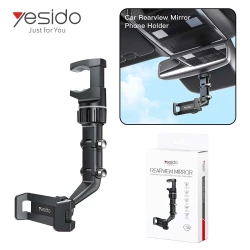 YESIDO C192 Support téléphone voiture sur rétroviseur intérieur