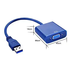 Adaptateur convertisseur USB 3.0 vers VGA 1080P