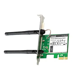 Carte Réseau WiFi Adaptateur TENDA W322E PCI EXPRESS PCI-E WI-FI N300 2 ANTENNES