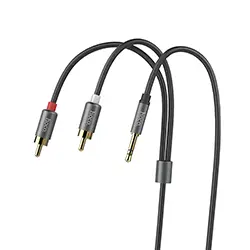 Câble Adaptateur Convertisseur Audio AUX Jack 3.5mm vers double RCA HOCO UPA10