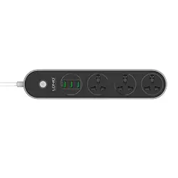 Multiprise Rallonge LDNIO SC3301 3 Prise + 3 USB 5V 3.1A 2500W 1.6m