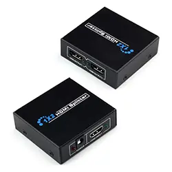 HDMI Splitter Amplificateur Séparateur HDMI 3D 1080P 1 Entrée 2 Sorties