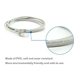 Câble Réseau CAT 6 Gigabit Ethernet RJ45 LAN UTP 1.5m 3m 5m 10m 15m 20m 25m 30m 40m 50m 100m