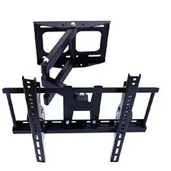 Support mural universel pour TV avec bras télescopique rotatif réglable avec inclinaison de 26 à 55 pouces supporte jusqu'à 50kg D40