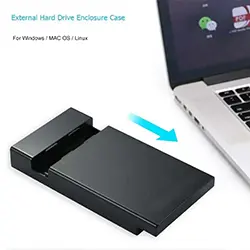 Rack pour disque dur externe HDD 2 en 1 3.5 pouces et 2.5 pouces SATA USB 2.0 avec Alimentation