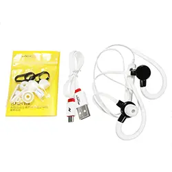 Ecouteur Sans-fil Bluetooth 4.1 AWEI A620BL aimant Crochet oreille pour Sport avec microphone - Blanc