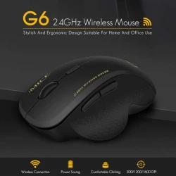 IMICE G6 Souris Sans-fil 2.4GHz Gaming 6 Boutons 1600DPI