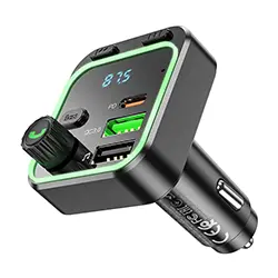 Emetteur FM Bluetooth + chargeur AUTO PD type-c et USB QC3.0 20W Borofone BC53