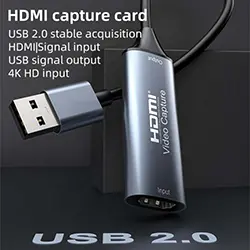 Carte d'acquisition Capture vidéo Audio USB HDMI 4K 1080P pour PS4, DVD, caméra, PC, diffusion en direct