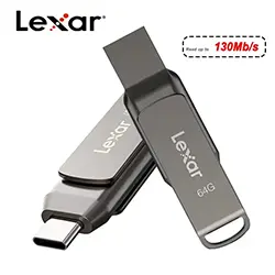 Clé USB Flash disque Lexar D400 Dual type-c type-a USB 3.1 130MB/s 64GB 128GB