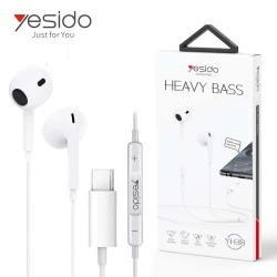 Yesido YH38 Écouteurs Filaire USB-C avec Microphone Intégré