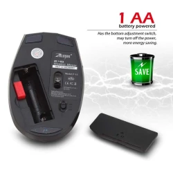 Souris Gaming Sans-Fil 2.4ghz ZELOTES F-13 2400Dpi 6 Bouttons