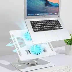 Refroidisseur Support Ordinateur portable LAPTOP YL-906 avec Double Ventilateur Rotatif à 360 Degrés