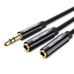 Vention Câble Séparateur Partage Audio Jack 3.5mm Mâle vers 2 Femelles