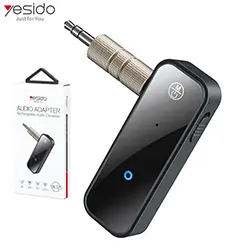 Emetteur Recepteur Audio sans-fil Bluetooth Rechargeable YESIDO YAU25 AUX 3.5mm pour Haut-Parleur TV PC AUTO