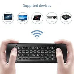 Télécommande Air Mouse Avec Clavier Sans Fil 2.4Ghz Pour Smart Tv/ Tv Box Android PC