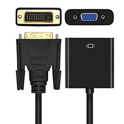 Convertisseur Adaptateur DVI-D mâle (24 + 1) vers VGA femelle 1080P FULL HD