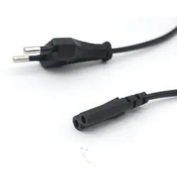 Cable Secteur Alimentation IEC C7 Bi-polaire 2x1mm² 16A 1.5m CAPSYS