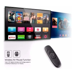 Télécommande Air Mouse Avec Clavier Rétroéclairer Sans Fil 2.4Ghz Pour Smart Tv Box Android PC