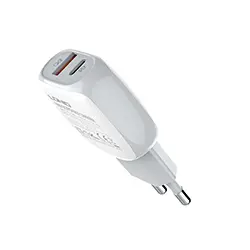 Chargeur LDNIO A2313C Charge rapide Type-C PD et QC3.0 double ports USB 18W pour Samsung Android iphone + Cable Micro USB 1m