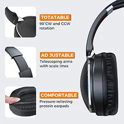 Casque sans-fil Bluetooth 5.0 Aux Joyroom JR-HL2 Pliable avec microphone