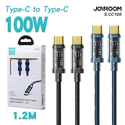 Cable de charge PD 100W Type-c vers Type-c Joyroom S-CC100A12 2.4A 1.2m