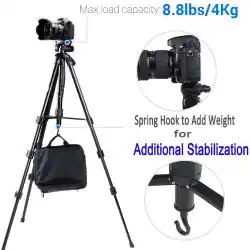 Trépied télescopique Professionnel pour Caméra Smartphone MT-SUP501 153cm en aluminium